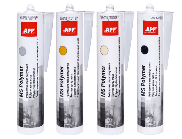 APP MS Polymer - Polymer Spritzmasse, Kartusche 290 ml; grau